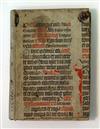 INCUNABULA  GRAMMAR.  Exercitiu[m] gra[m]maticale puero[rum].  1500.  Lacks title.